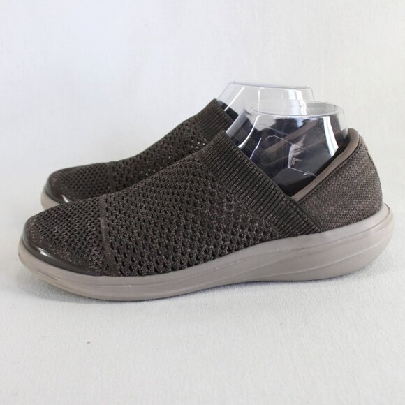 Bzees Charlie Knit Slip On Shoes Womens Size 10W Brown Mesh Comfort Walking main image 9
